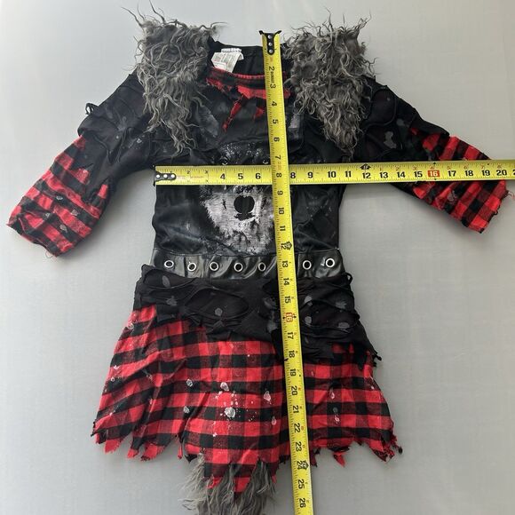 Suit Yourself She-Wolf Werewolf Size Medium 8-l0 Halloween Cosplay Child Costume - Picture 16 of 16